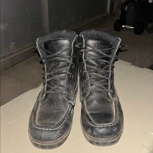 Liberty KS0121 Leather Work Boots – Size 9M, Assembled in USA